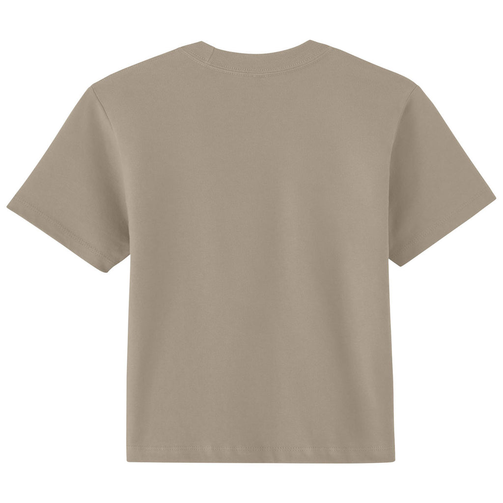 Next Level Women's Tan Heavyweight Boxy Tee