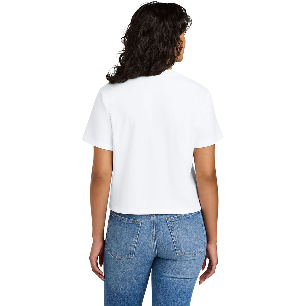 Next Level Women's White Heavyweight Boxy Tee