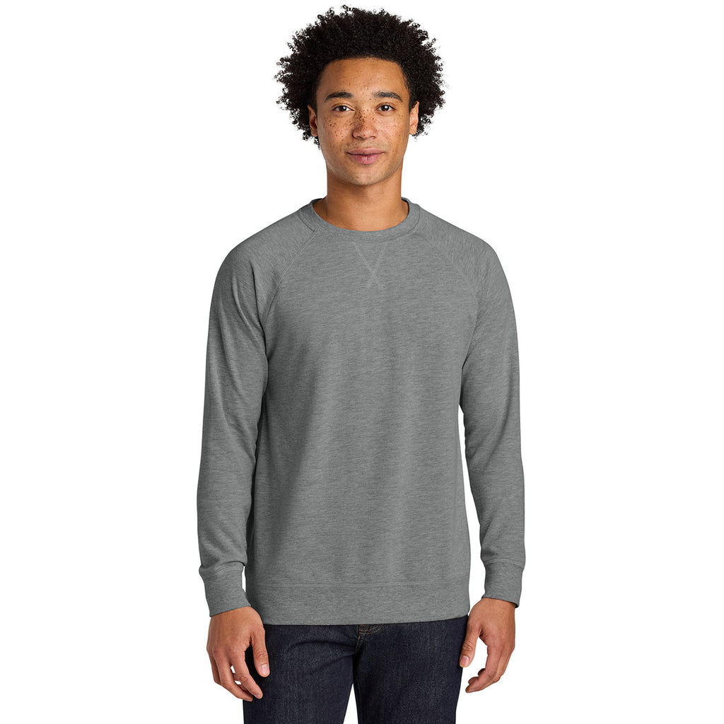 Next Level Men's Heather Gray Laguna Raglan Sweatshirt