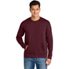 Next Level Men's Maroon Santa Barbara Pocket Sweatshirt