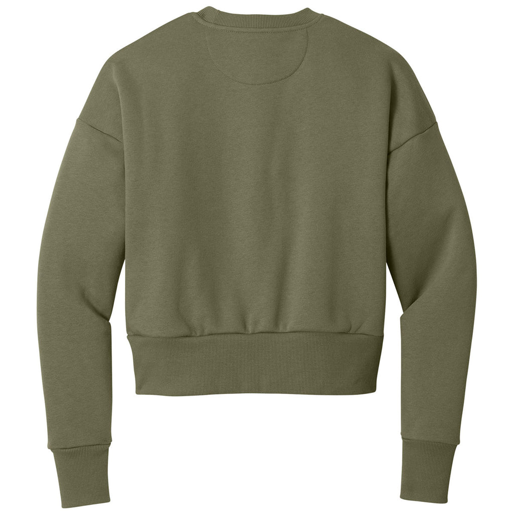 Next Level Women's Light Olive Heavyweight Sweatshirt
