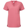 Onna Women's Calm Pink Limitless V-Neck Stretch Scrub Top
