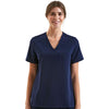 Onna Women's Navy Limitless V-Neck Stretch Scrub Top
