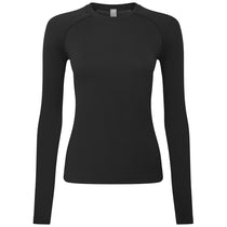 Onna Women's Black Unstoppable Long Sleeve Fresh Underscrub Base Layer T-Shirt