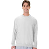 Hanes Unisex Ash Beefy Sweats Premium Heavyweight Crewneck Sweatshirt