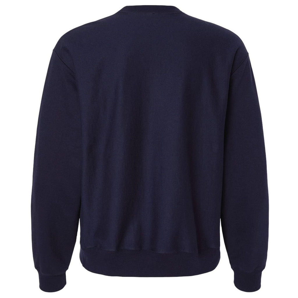 Hanes Unisex Athletic Navy Beefy Sweats Premium Heavyweight Crewneck Sweatshirt