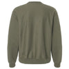 Hanes Unisex Fatigue Green Beefy Sweats Premium Heavyweight Crewneck Sweatshirt