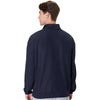 Hanes Unisex Athletic Navy Beefy Sweats Premium Heavyweight Quarter-Zip Sweatshirt