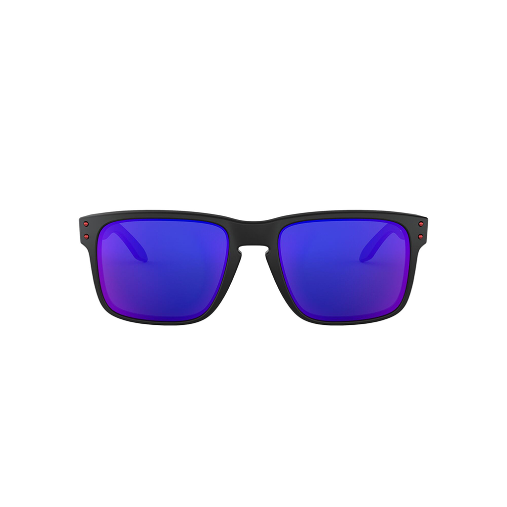 Oakley Matte Black with Positive Red Iridium Lens Holbrook Sunglasses