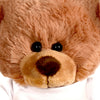 The Magnet Group White Plush Bear with Embroidered Paws and T-Shirt