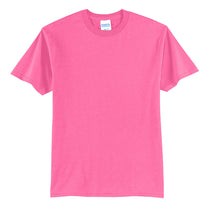 Port & Company Men's Neon Pink Core Blend Tee