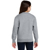 Port & Company Youth Athletic Heather Core Fleece Crewneck Pocket Sweatshirt