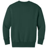 Port & Company Youth Dark Green Core Fleece Crewneck Pocket Sweatshirt