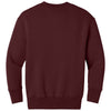 Port & Company Youth Maroon Core Fleece Crewneck Pocket Sweatshirt