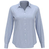Perry Ellis Women's Little Boy Blue Heathered Woven Shirt