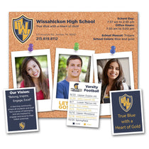 The Magnet Group Custom Picture Frame Magnet with 3 Punch Outs