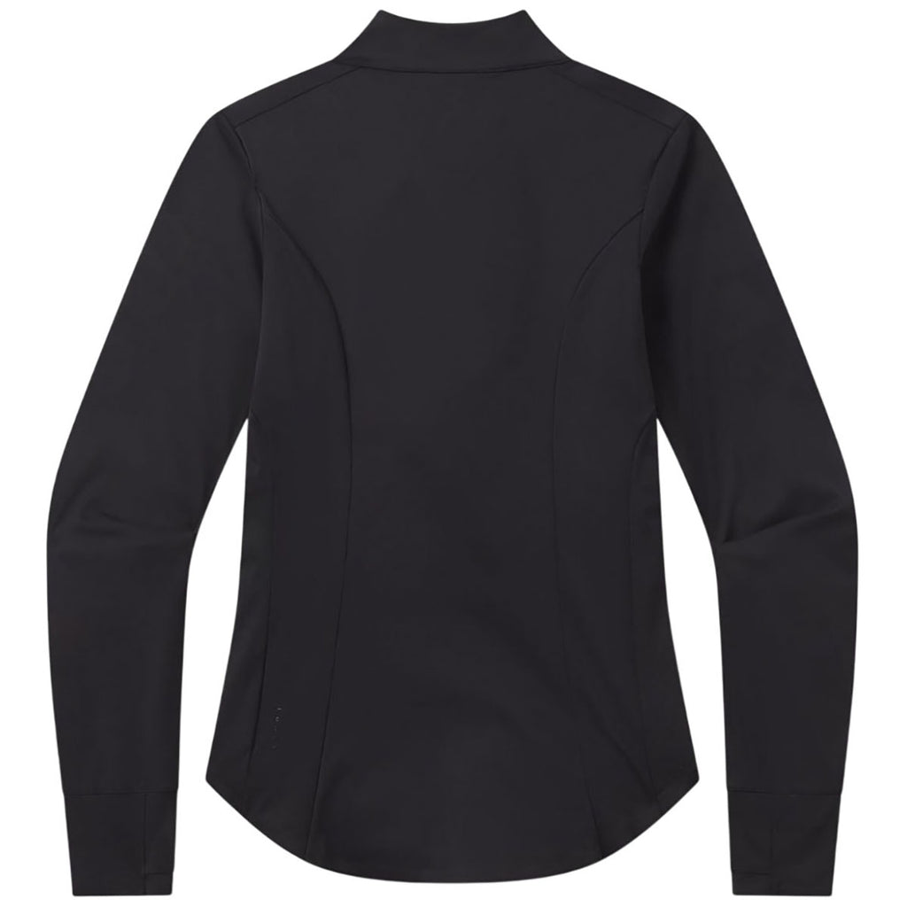 UNRL Women's Black Performa Fitted Half-Zip