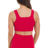 UNRL Women's Carmine Red Performa Longline Bra
