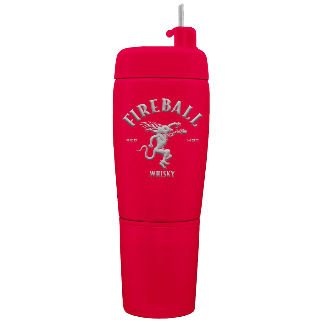 Pourcaddy Red Pour Caddy Stainless Steel Flask Set