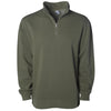 Independent Trading Co. Unisex Pigment Army Pigment-Dyed Quarter-Zip Pullover