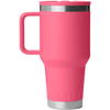 YETI Tropical Pink Rambler 30 oz Travel Straw Mug with Color-Matched Straw Lid