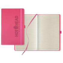 Castelli Fuchsia All Color Medio Lined Ivory Page Journal