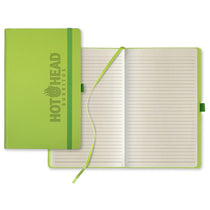 Castelli Lime Green All Color Medio Lined Ivory Page Journal