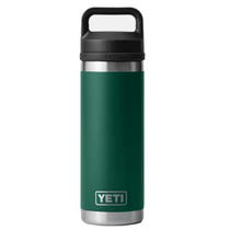 YETI Black Forest Green Rambler 18 oz Bottle with Chug Cap
