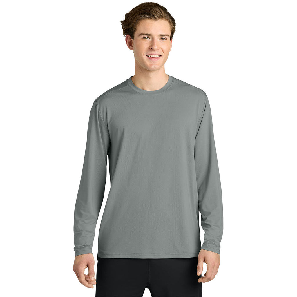 Richardson Men's Grey Clutch Long Sleeve Tee