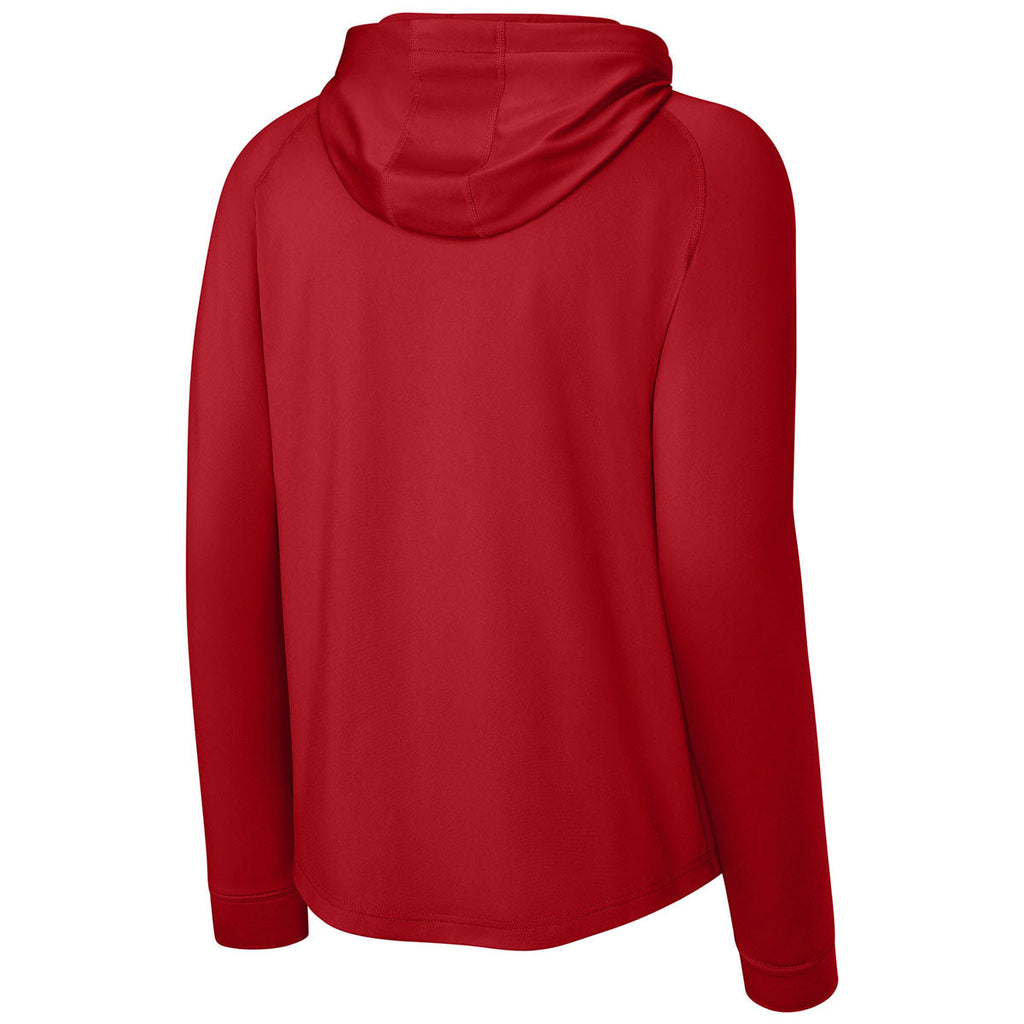 Richardson Men's Red Charge Performance Fleece Long Sleeve Hoodie