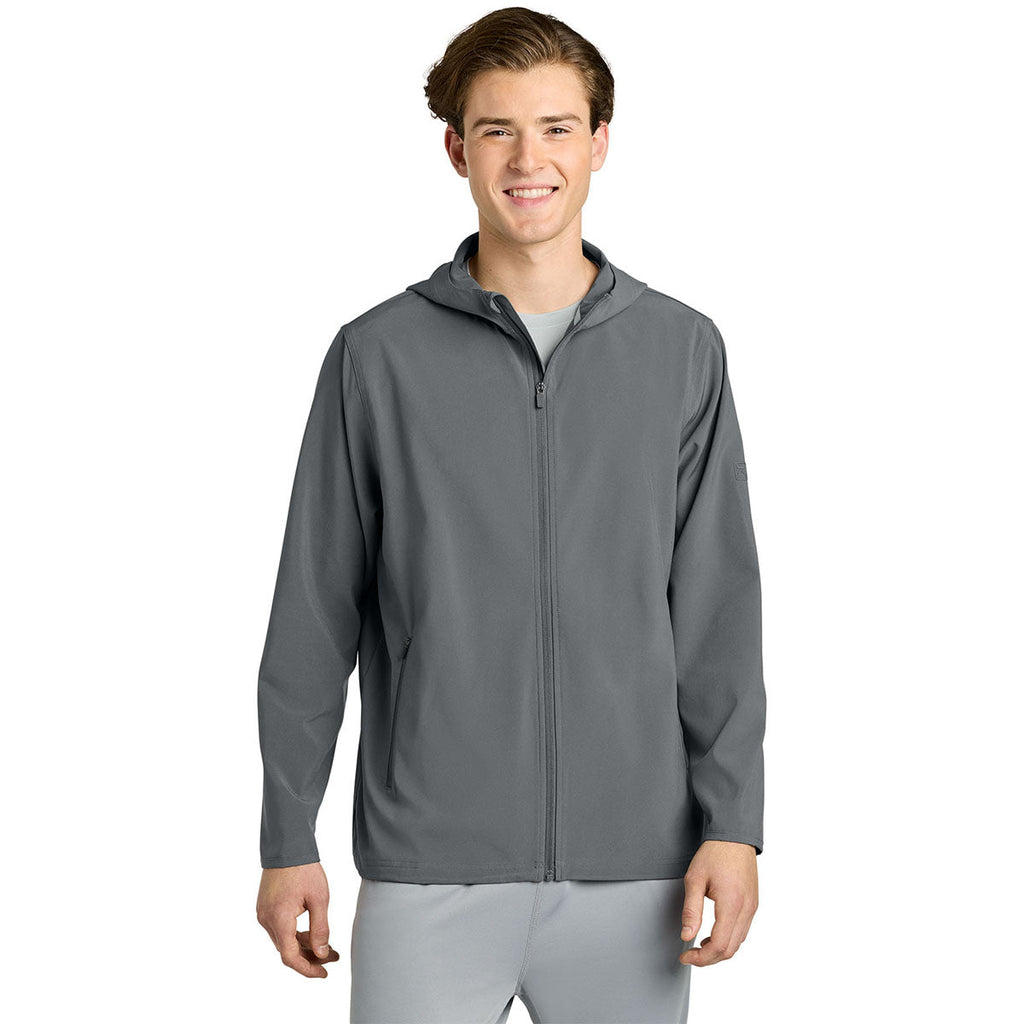 Richardson Men's Charcoal Barrage Hooded Wind Jacket