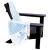 The Magnet Group Royal/White Stripes Recycled Beach Blanket