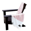 The Magnet Group Red/White Stripes Recycled Beach Blanket