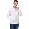 Levelwear Men's White Podium Full Zip