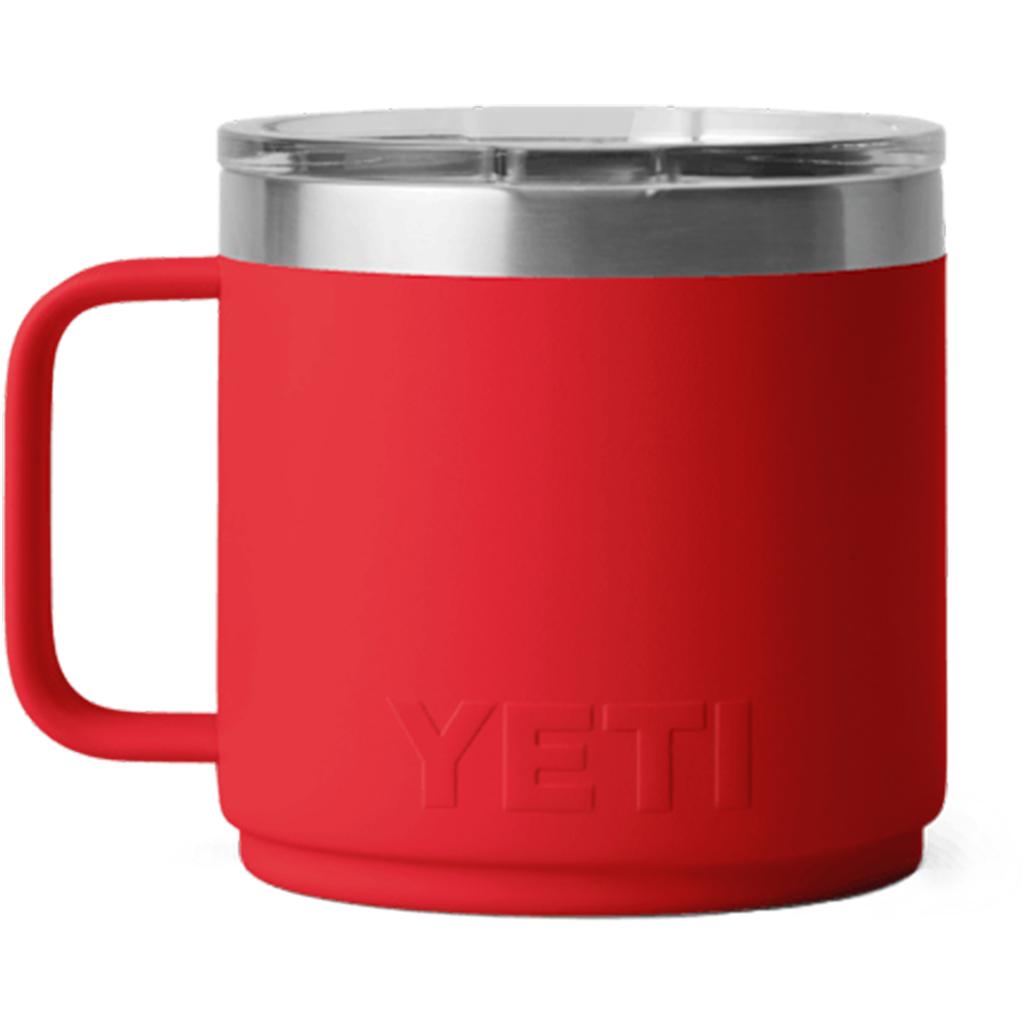 YETI Rescue Red Rambler 14 oz Stackable Mug with Durasip Ceramic Lining