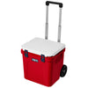 YETI Rescue Red/White/Navy Roadie 48 Wheeled Cooler