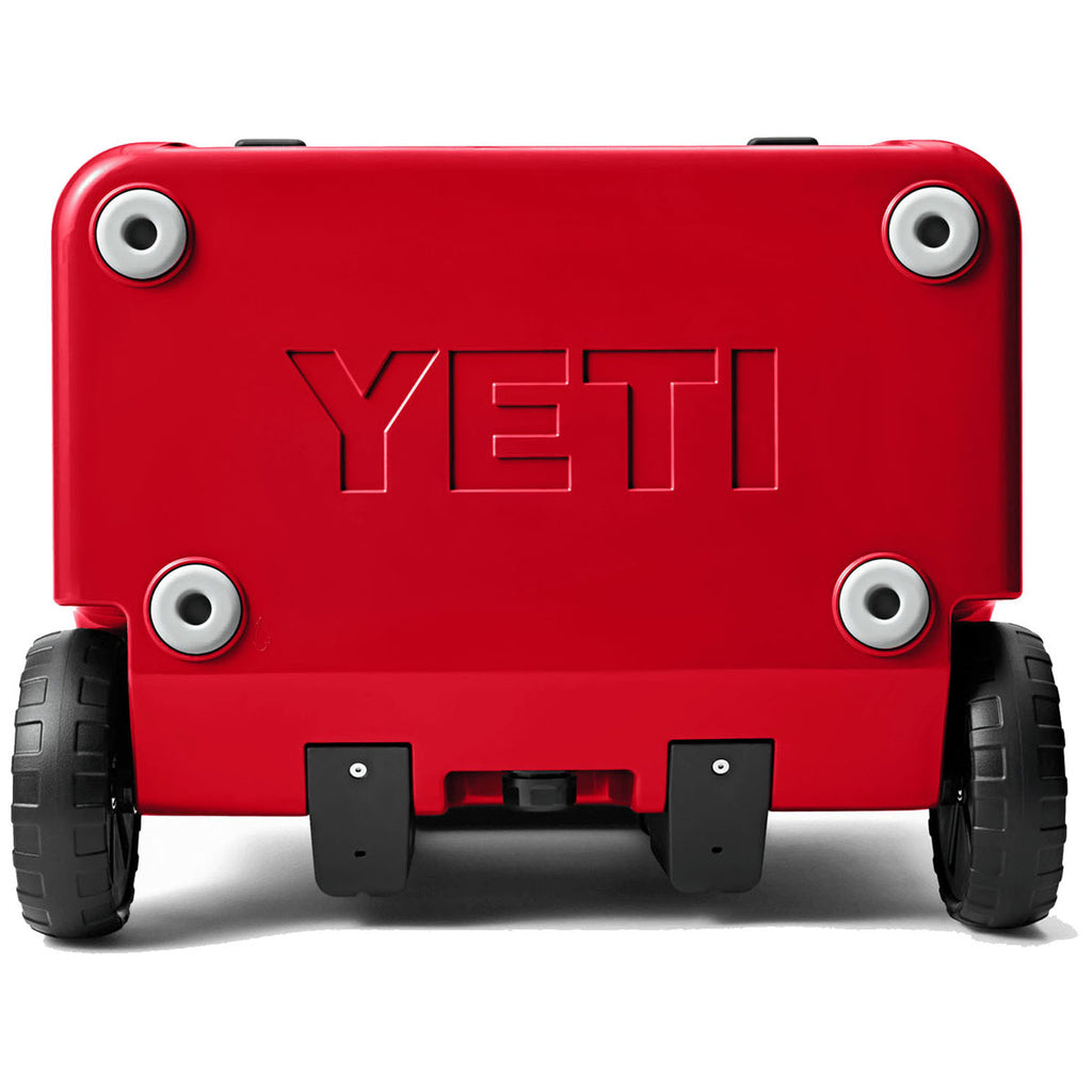 YETI Rescue Red Roadie 60 Wheeled Cooler