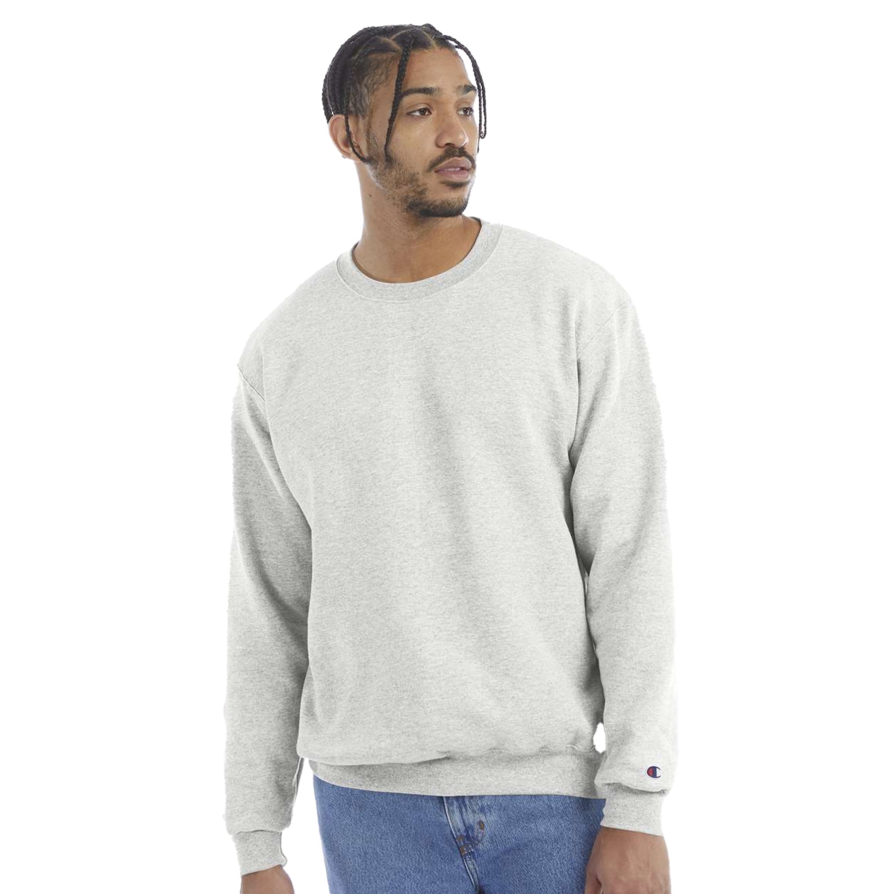 Champion Men's Sweatshirt - Grey - L