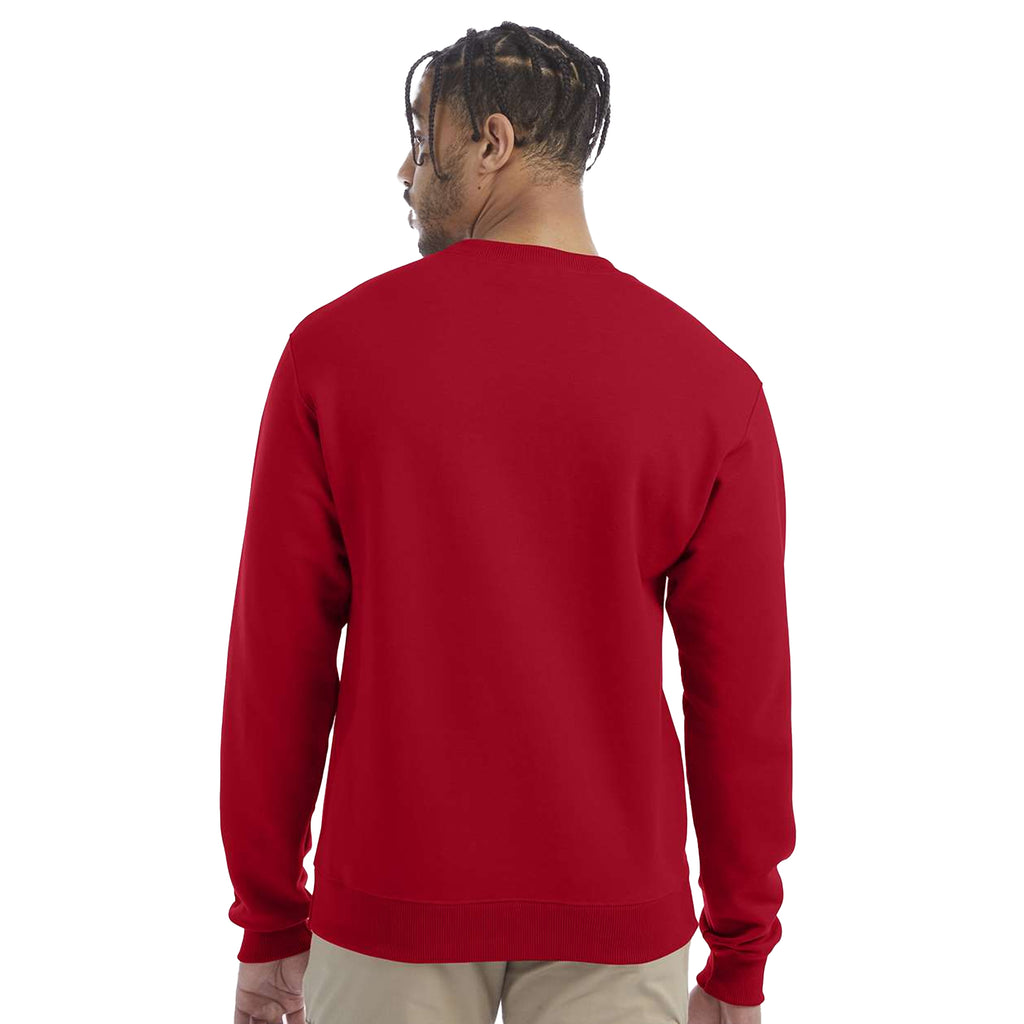 Champion Men's Scarlet Red Crewneck Sweatshirt