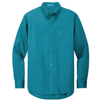 Port Authority Men's Teal Green L/S Easy Care Shirt