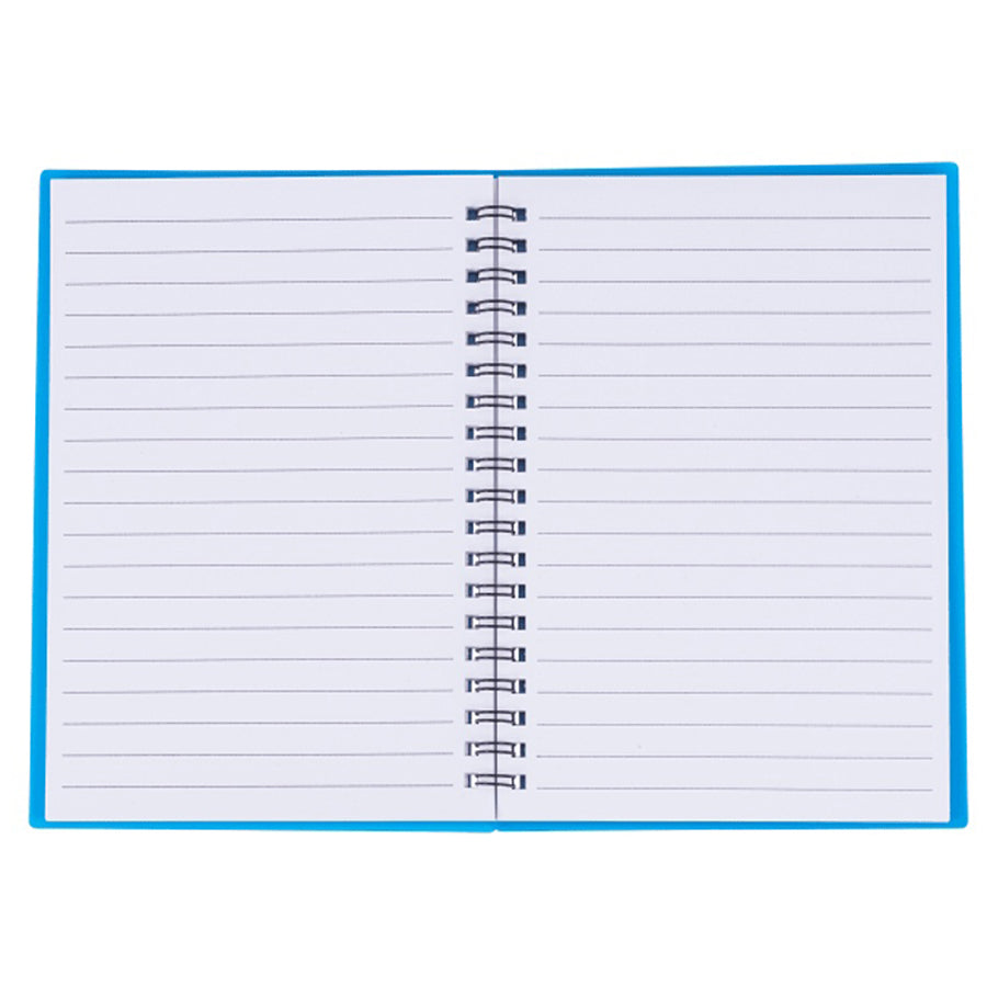 Bullet Translucent Blue 5'' x 7'' FSC Mix Duchess Spiral Notebook
