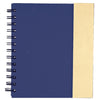 Bullet Blue 6.5'' x 7'' FSC Mix Lock-it Spiral Notebook