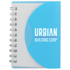 Bullet Translucent Blue Recycled Post Spiral Notebook