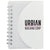 Bullet White Recycled Post Spiral Notebook