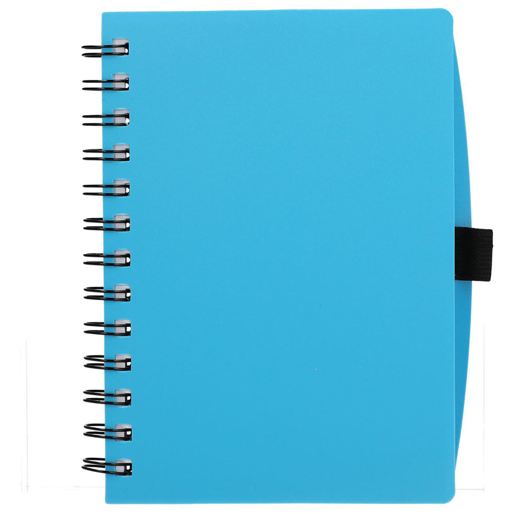 Bullet Translucent Blue FSC Recycled Coordinator Spiral Notebook