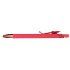 Bullet Red Metallic Recycled Aluminum Soft Touch Gel Pen
