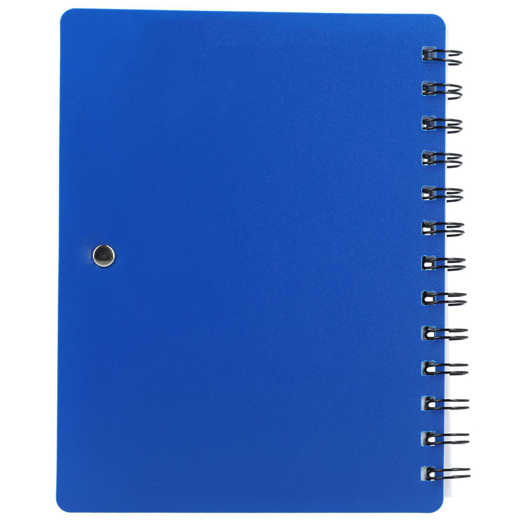 Bullet Blue Recycled Pace Spiral Notebook W/Pen