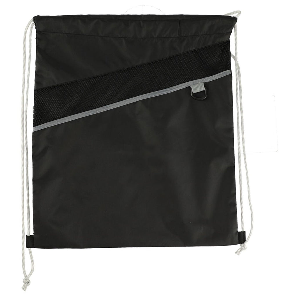 Bullet Black Combo Recycled Drawstring Bag