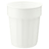 Bullet White Fluted 16oz Stadium Cup