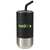 Bullet Black Lagom Insulated 16oz Stainless Steel Tumbler with Straw